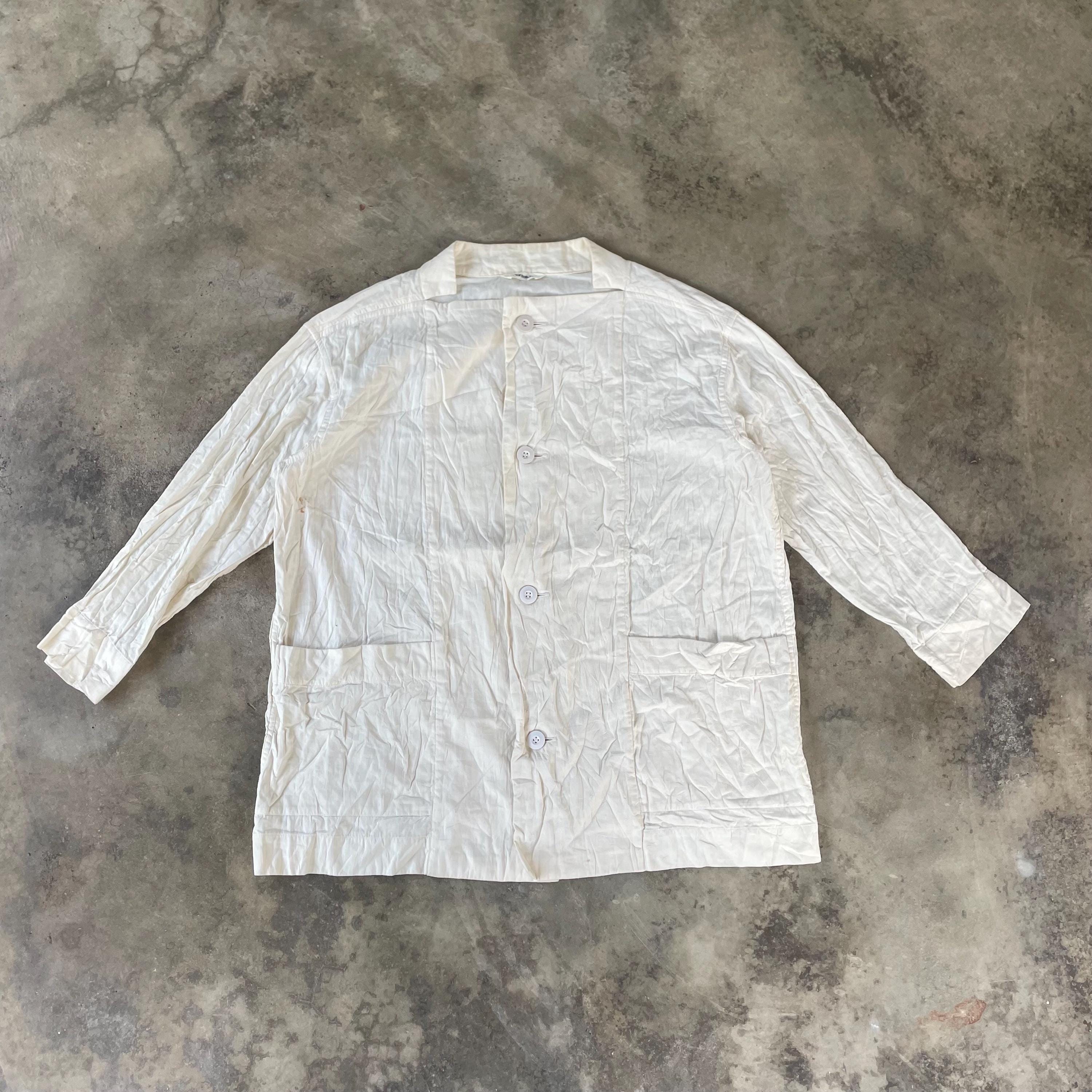 希少 plantation イッセイミヤケ ダブル コート ジャケット Vintage Plantation Issey Miyake Double Pocket Full Button