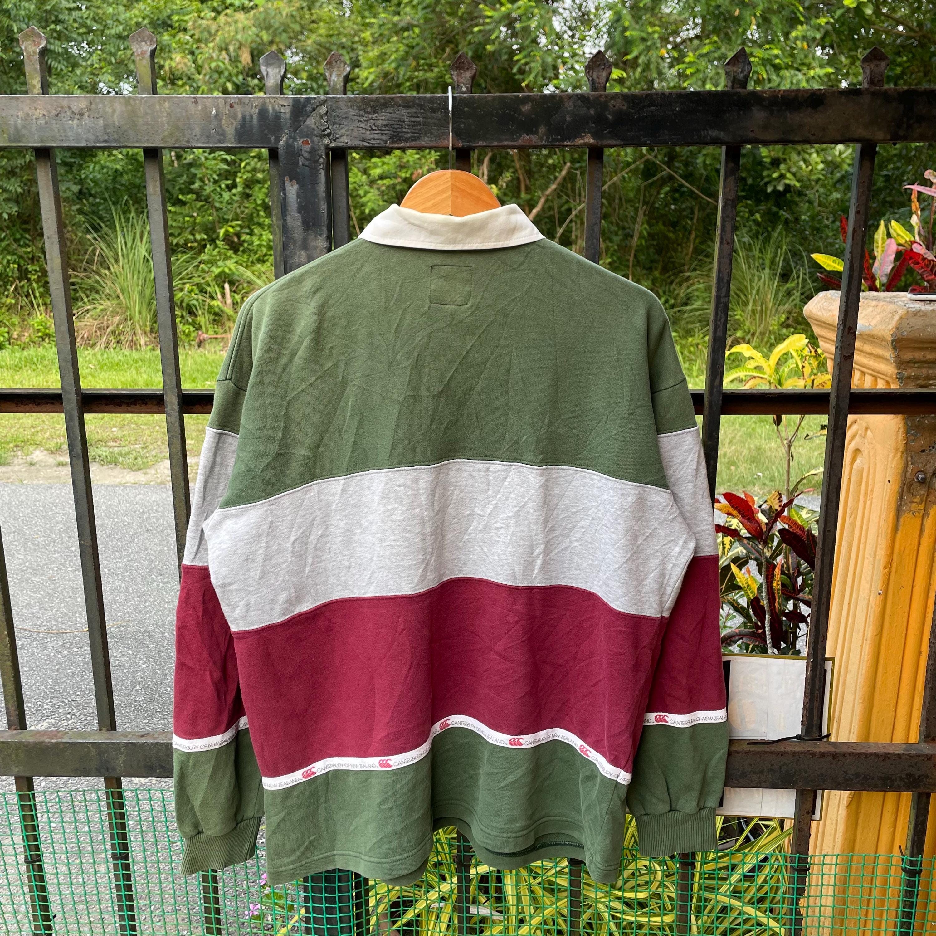 Vintage Canterbury of New Zealand Embroidered Small Logo Tricolour
