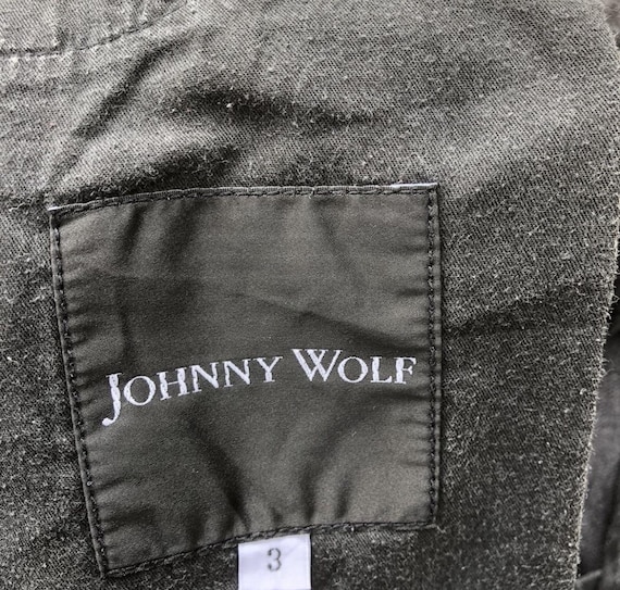 Vintage Johnny Wolf Pathcwork Ripped Distress Stylish Skinny