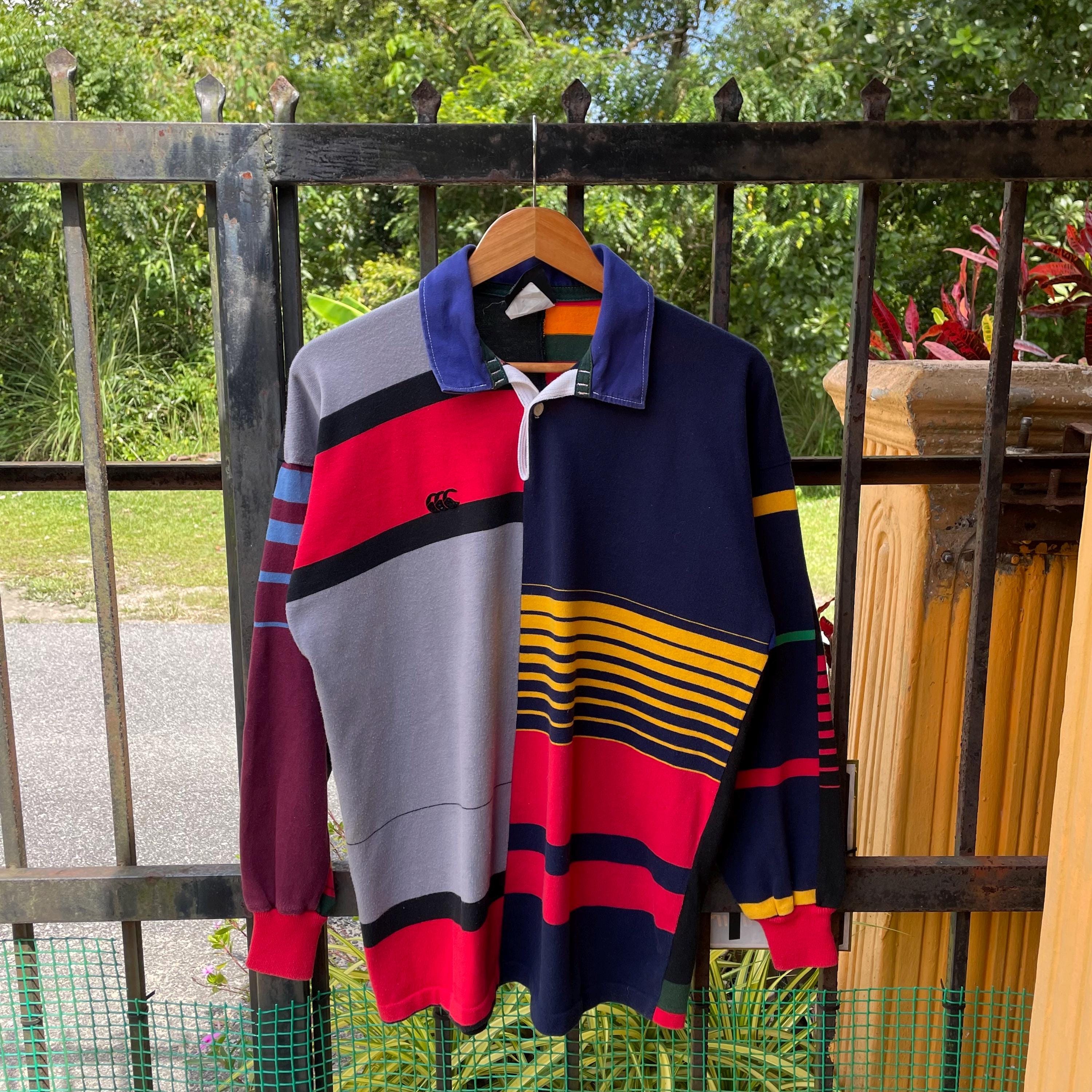 Vintage Canterbury of New Zealand Multicolour Striped Block Design
