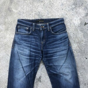 Vintage Edwin Stoned Washed Ripped Denim Jeans Blue Washed Regular Jeans Size 32 Inches image 2
