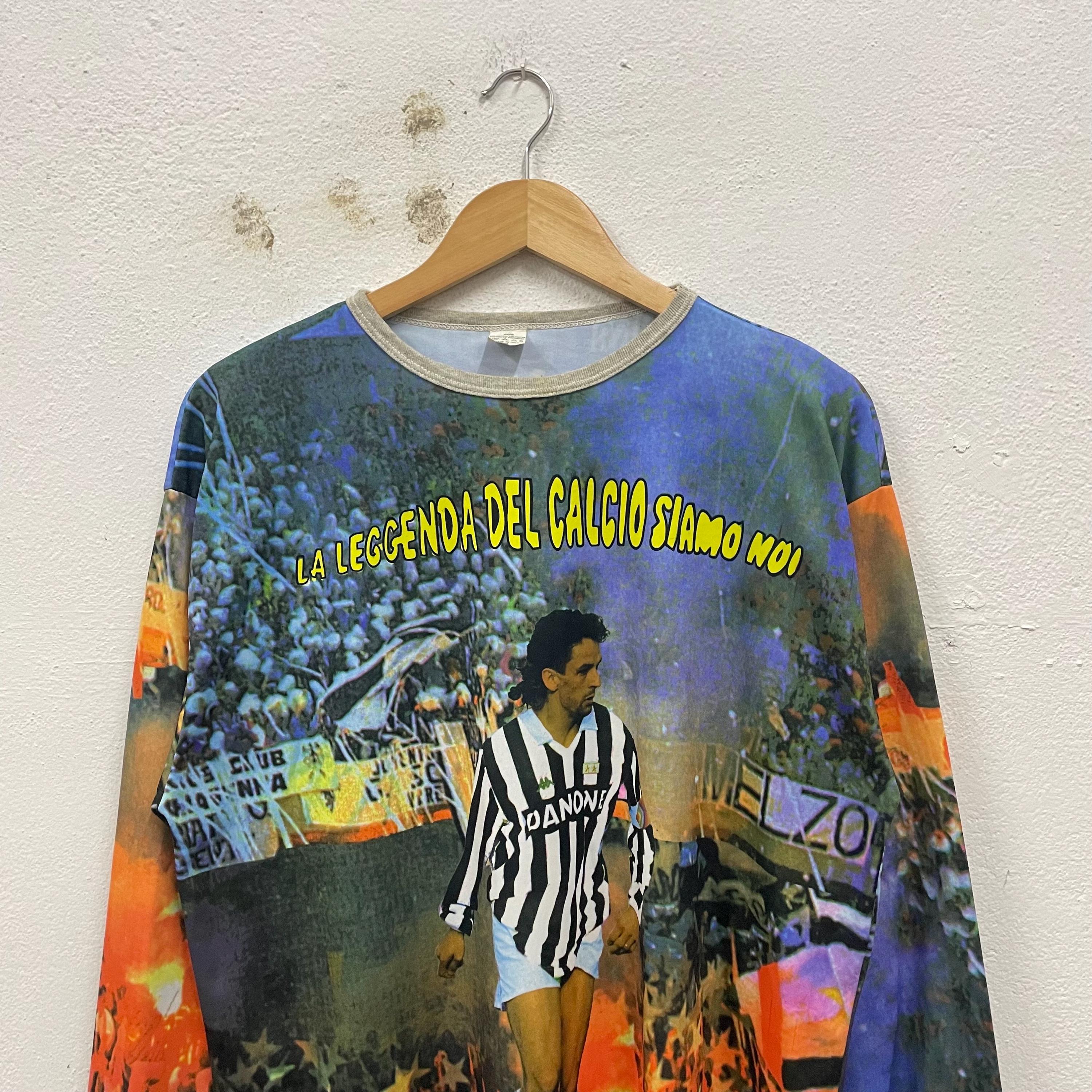 Vintage Roberto Baggio Iconic Juventus Number Ten Italian