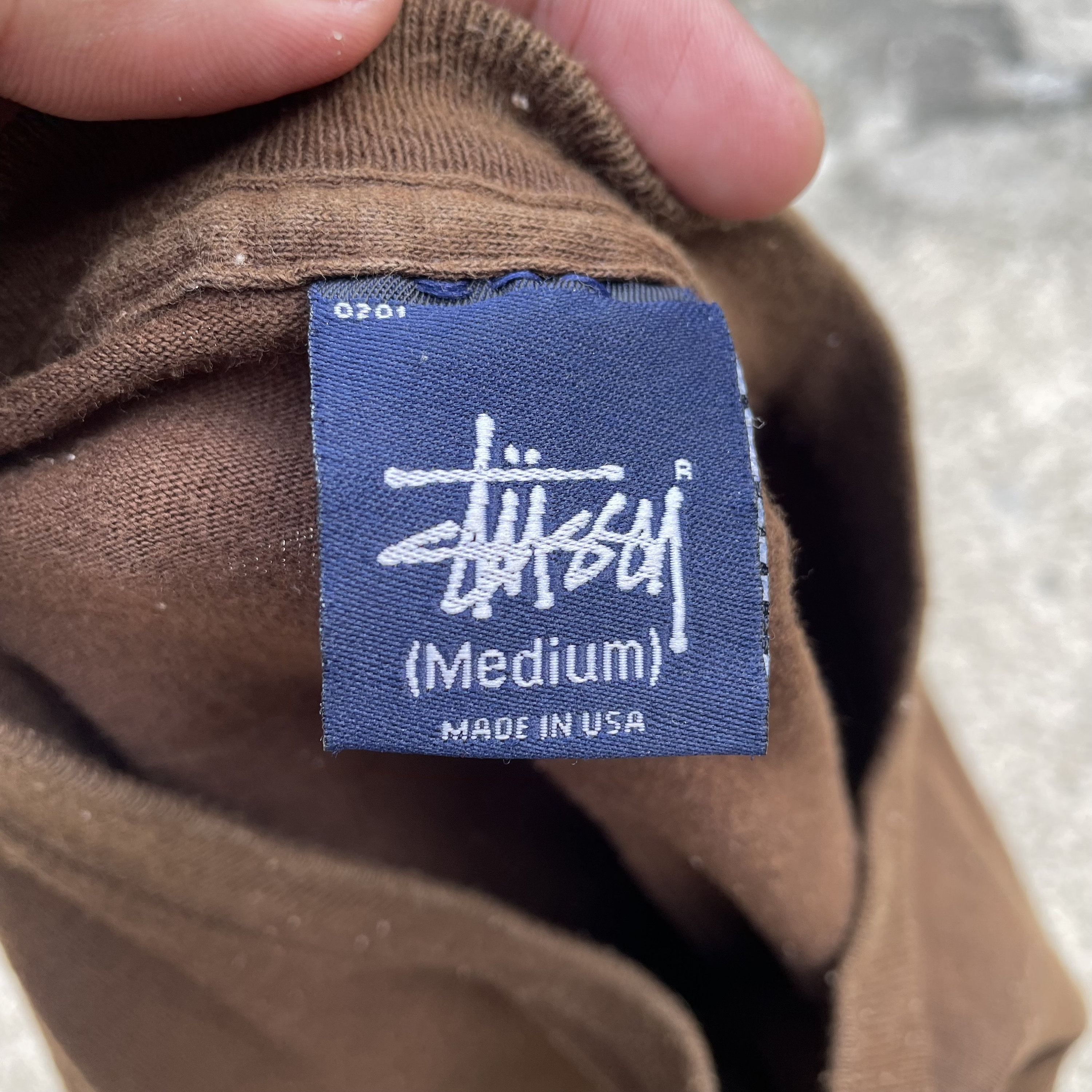Vintage Stussy Nyltla Livin Xl Logo Single Stitch Sun Faded