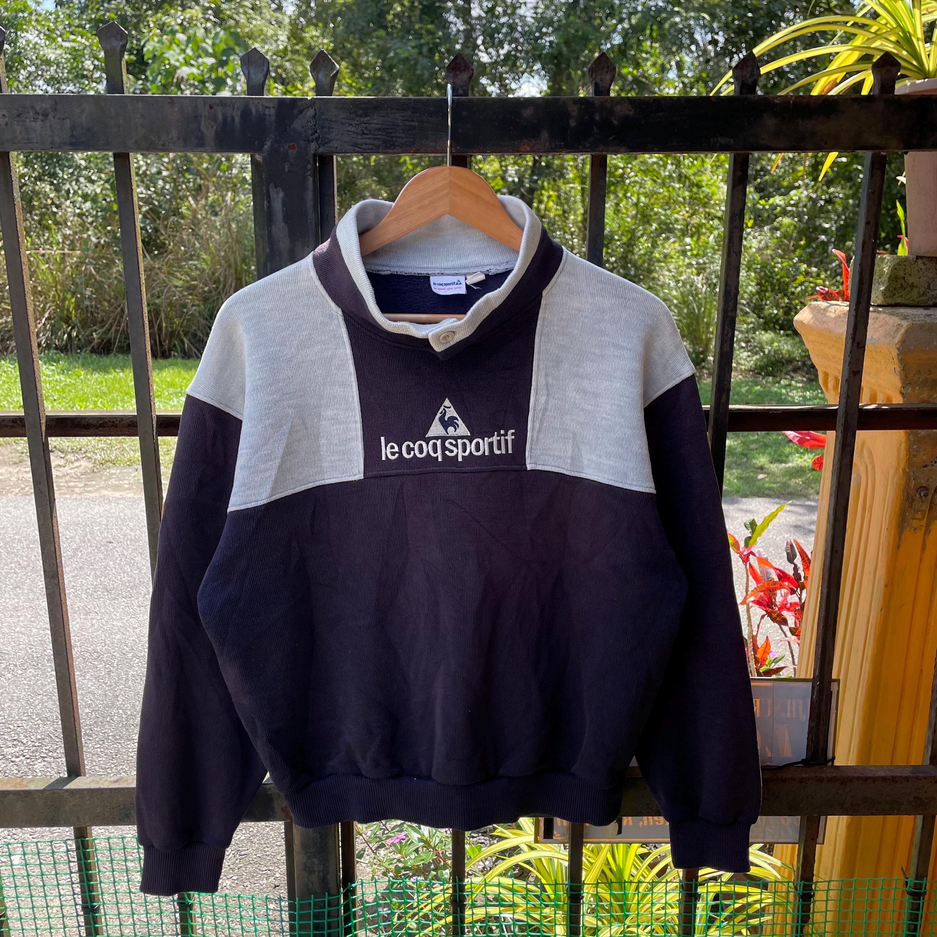 Maillot Le Coq Sportif Vintage Années 1990 – N°2 – Taille XL – État Moyen