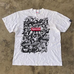 Vintage Maximum The Hormone Japanese Hardcore Punk Rock Band Promo Tee White Colour XL Size