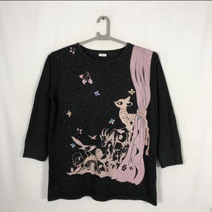 Vintage Tsumori Chisato Graphic of Animal Retro Shining Star in 