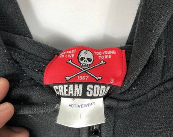 ✡希少✡　CREAM SODA TEMMYE 2ND BOBBING HEAD Vintage Cream Soda Rock N Roll Big Skull Big Logo Full