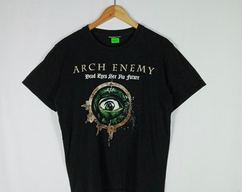 Vintage Y2k Arch Enemy Swedish Melodic Death Metal Band Black