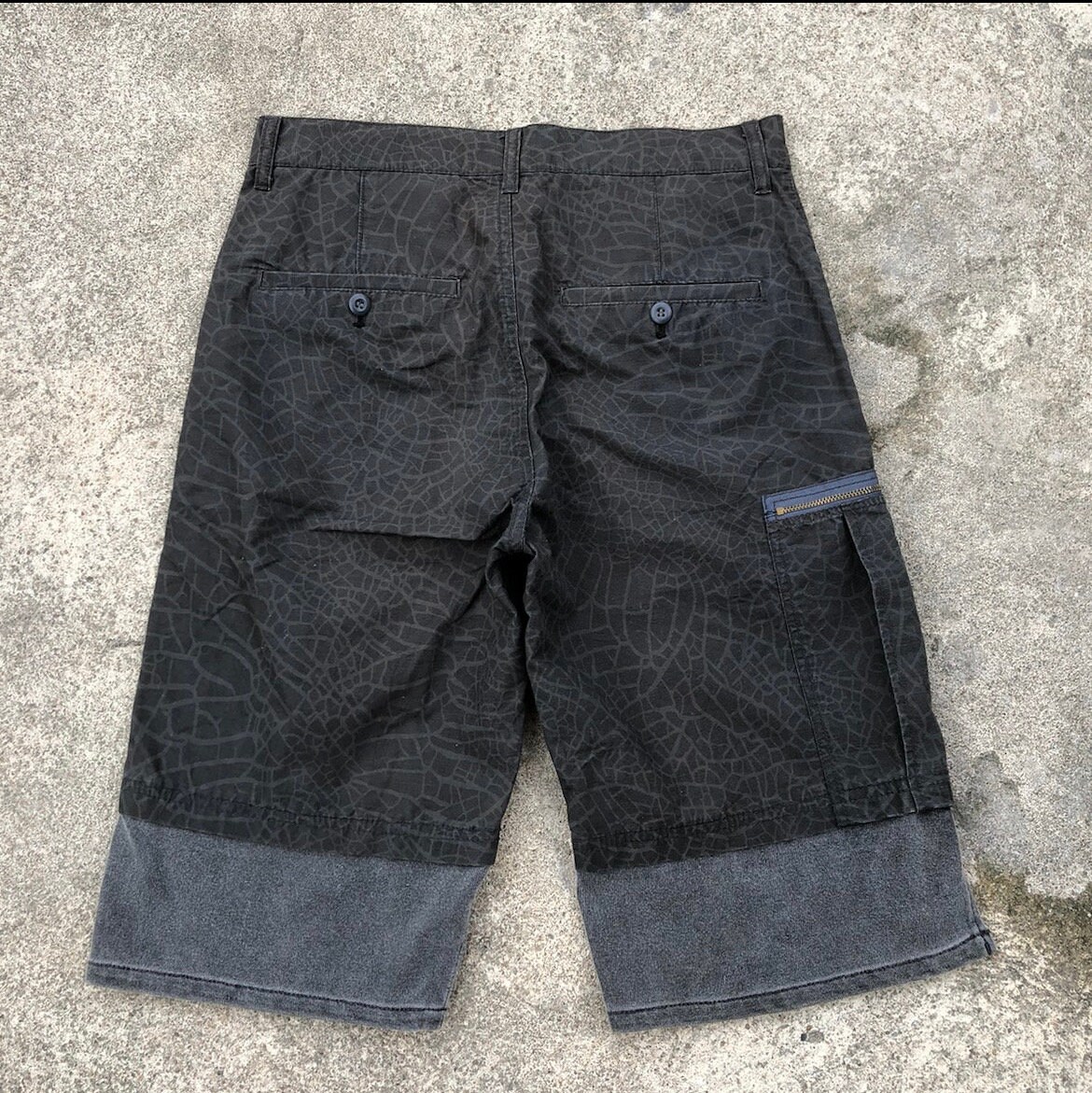 Vintage PPFM Japanese Brand Fashion Wear Black Abstract
