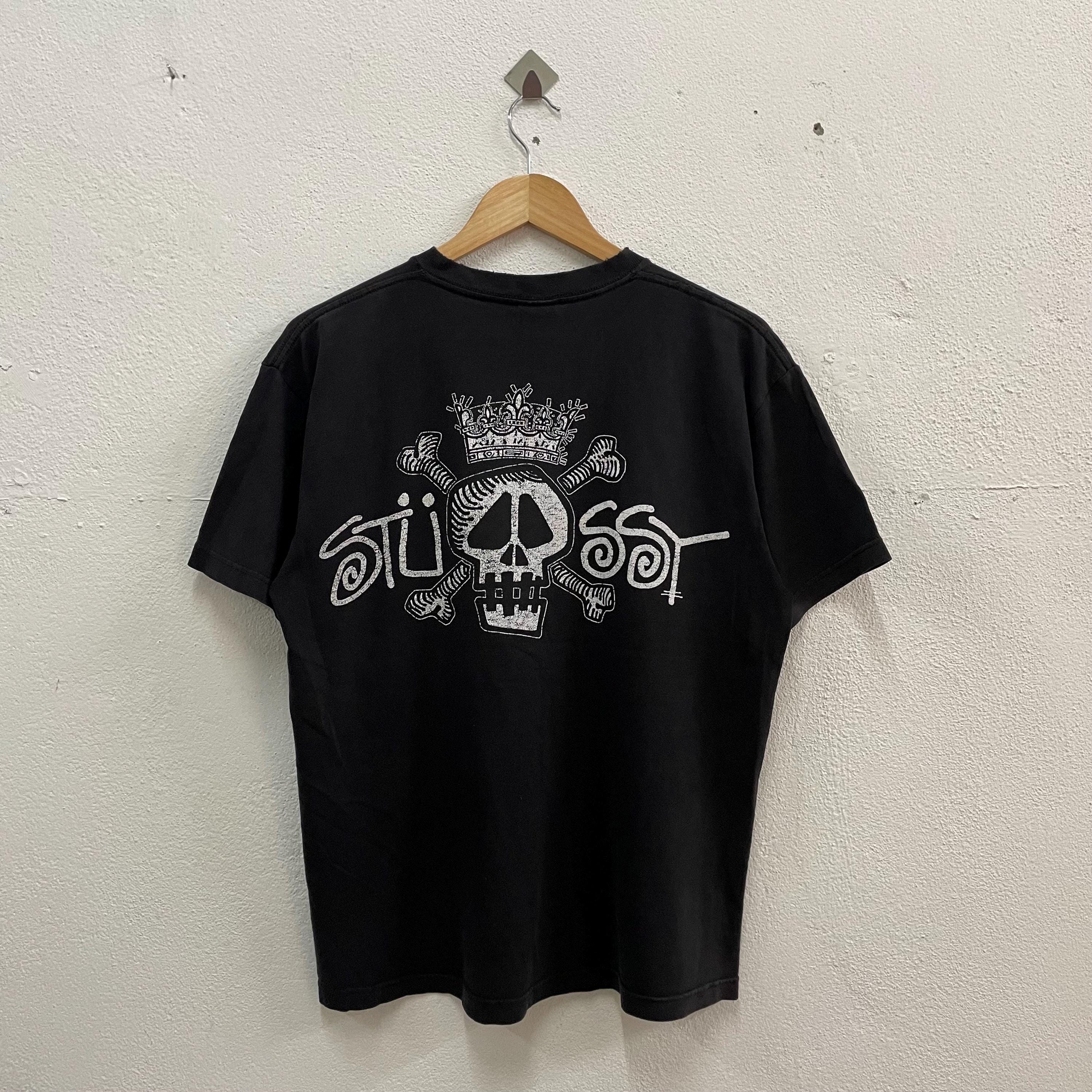 Fire Tender Stussy Crown T Shirt Stussy Crown Logo T Shirt Mens XL