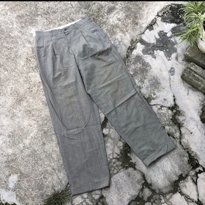 Pantalon décontracté vintage A.A.R par Yohji Yamamoto, designer japonais et design signature, pantalon de travail, pantalon habillé gris, taille 30 pouces
