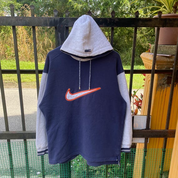 nike swoosh colour block sweatshirt