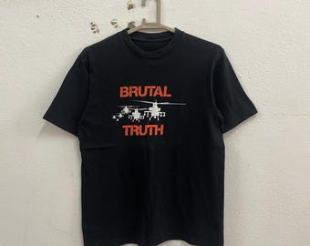 90s Vintage Brutal Truth T-shirt : Grindcore - Etsy