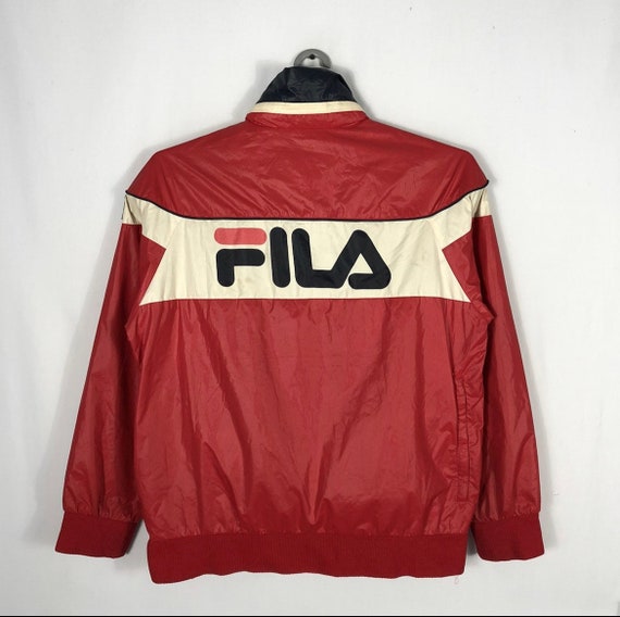 Vintage Fila Goretex Big Hit Spellout Half Buttons Zipper Outdoor