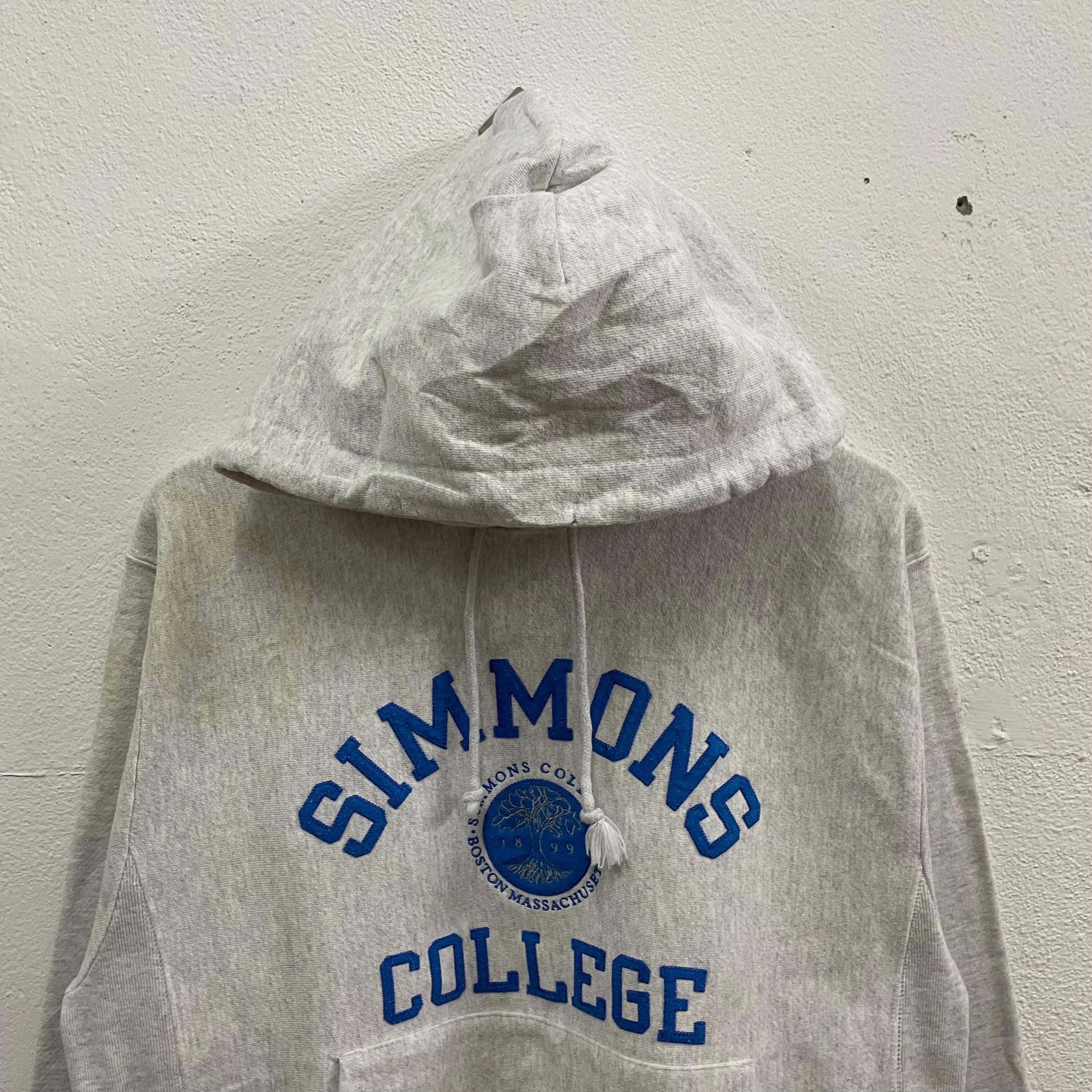 Vintage Champion Reverse Weave Simmons College Big Logo Design