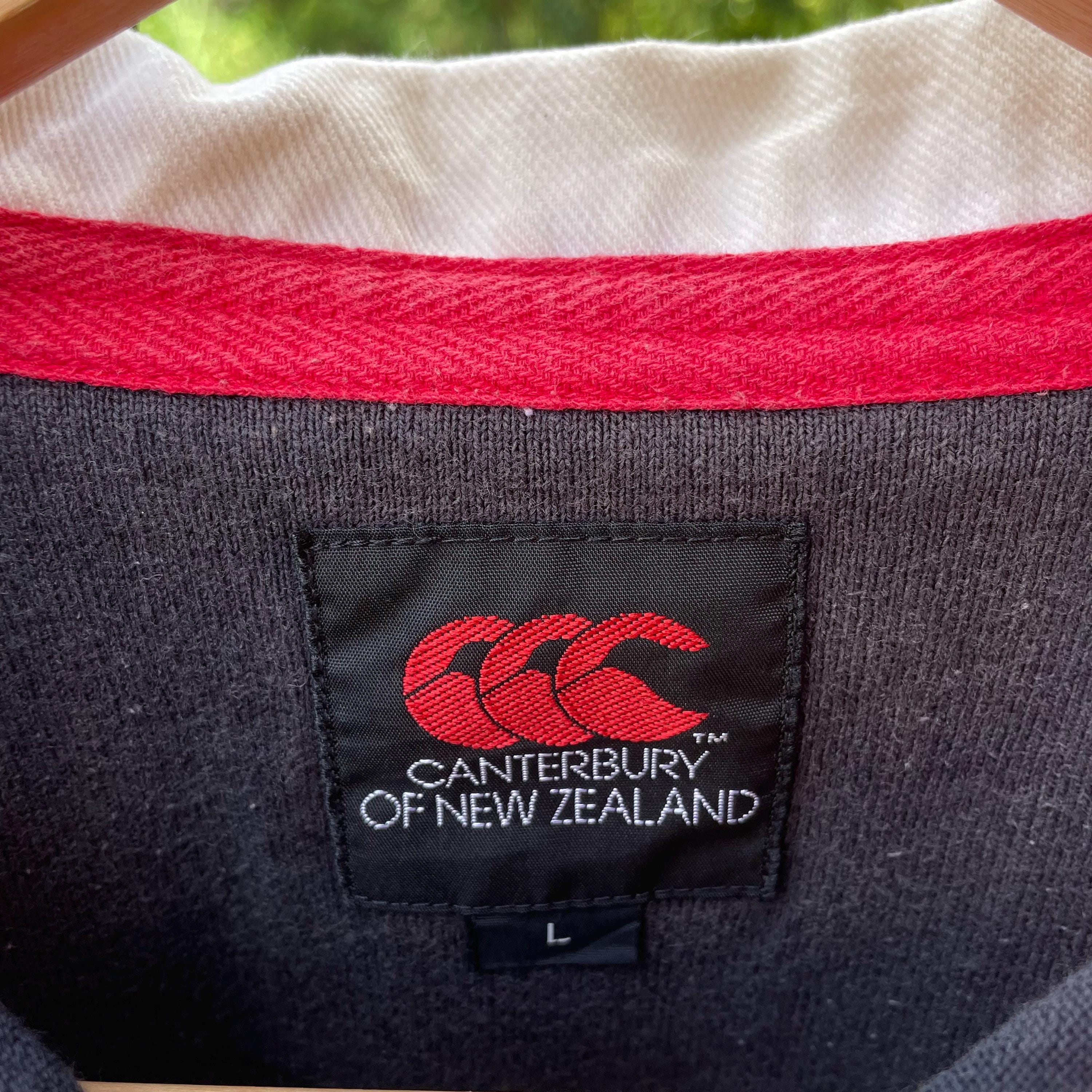 Vintage Canterbury Haka Warcry Embroidered Spellout Big Logo