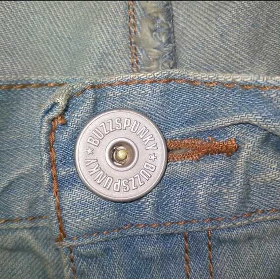 Vintage Buzzspunky Multiple Patchworks Stoned Was… - image 8
