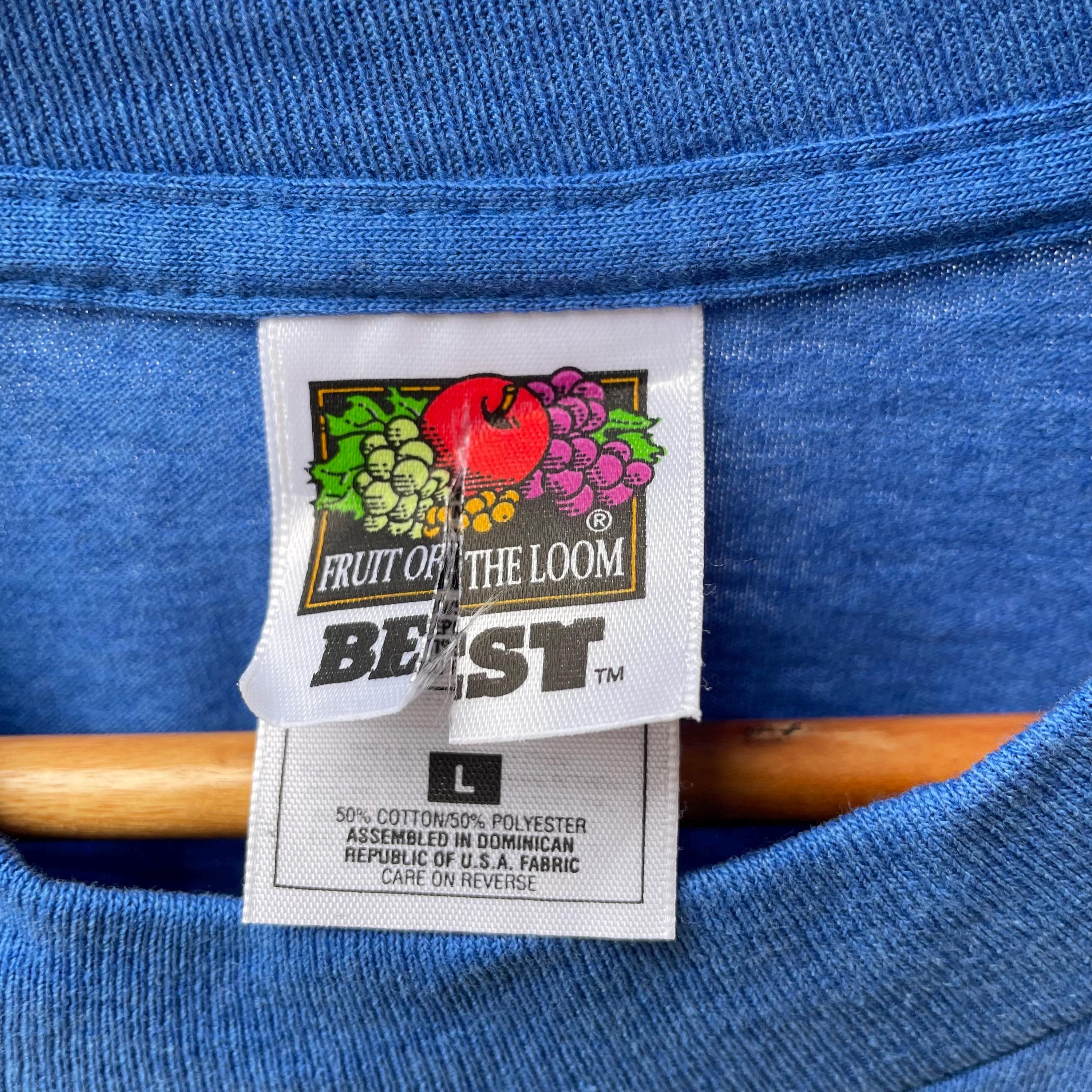Vintage 90s Fruit of the Loom Graphic of Surf Hawaii Native Design