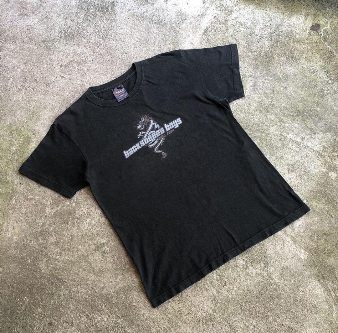 Vintage Backstreet Boys Motive Dragon Design Japan Tour Promo