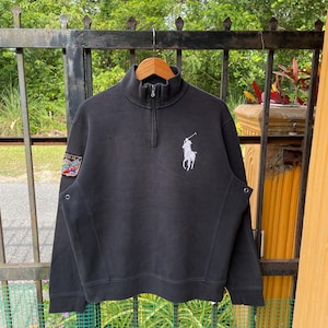 Vintage Polo Ralph Lauren Embroidered Big Pony Logo Polo Ski Wear