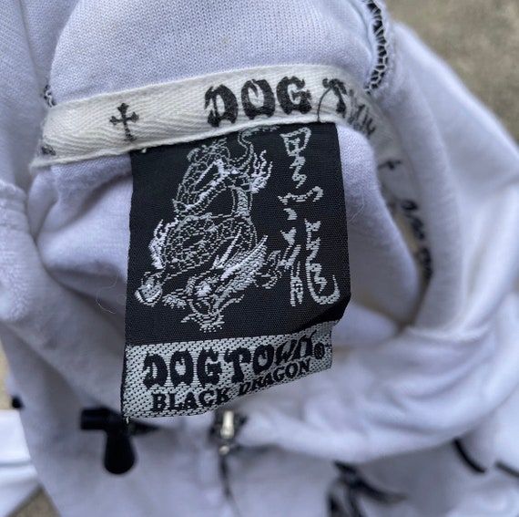 Vintage Dog Town Black Dragon Embroidered Big Spellout 51 Full