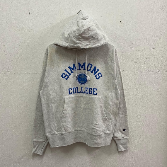 Vintage Champion Reverse Weave Simmons College Big Logo Design