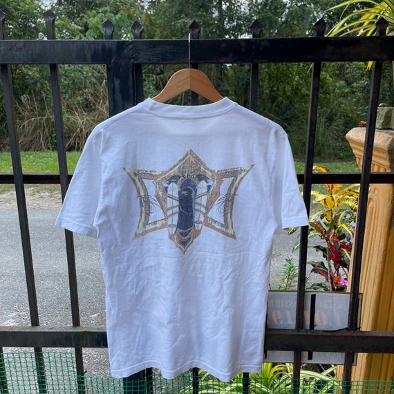 Vintage Ocean Pacific Big Logo Ocean Pacific World Surfing Championship Surf Skate Tee White Colour Medium Size