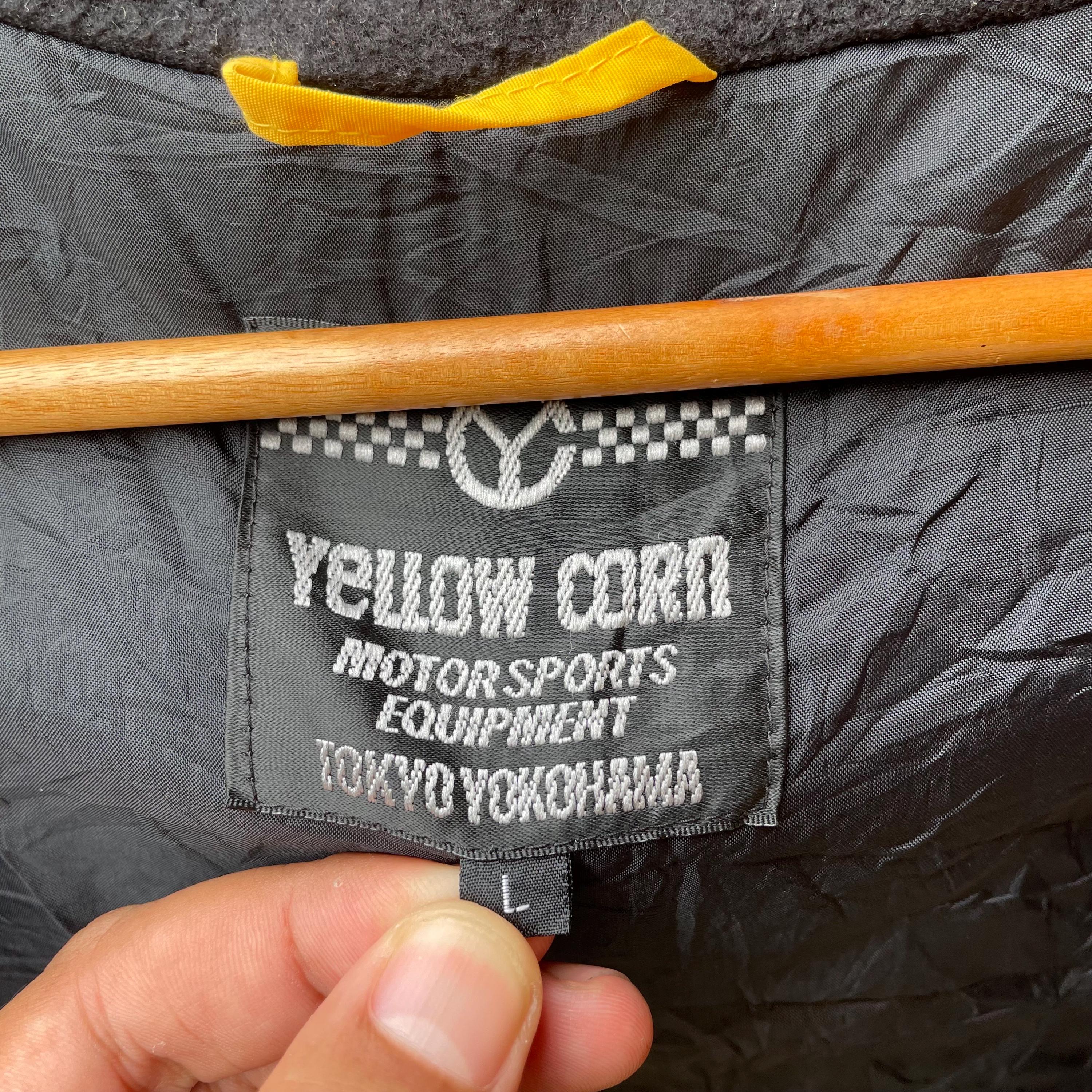 Vintage Yellow Corn Embroidered Big Logo Spellout Yellow Corn