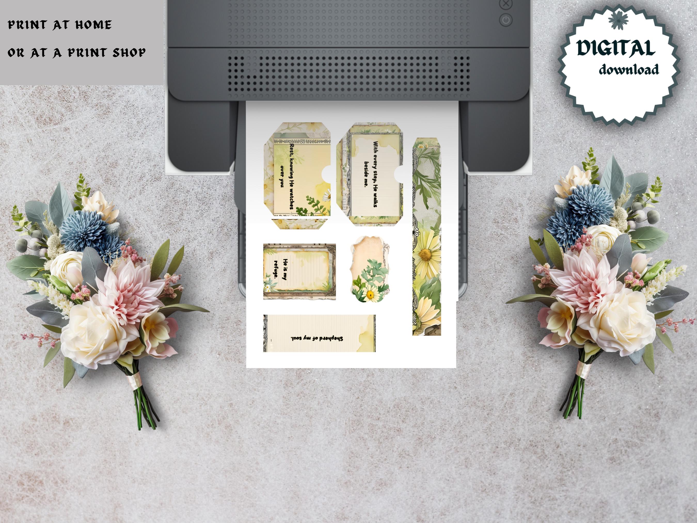 Psalm 23 Devotional Kit | Printable Bible Journaling Pages | Digital ...