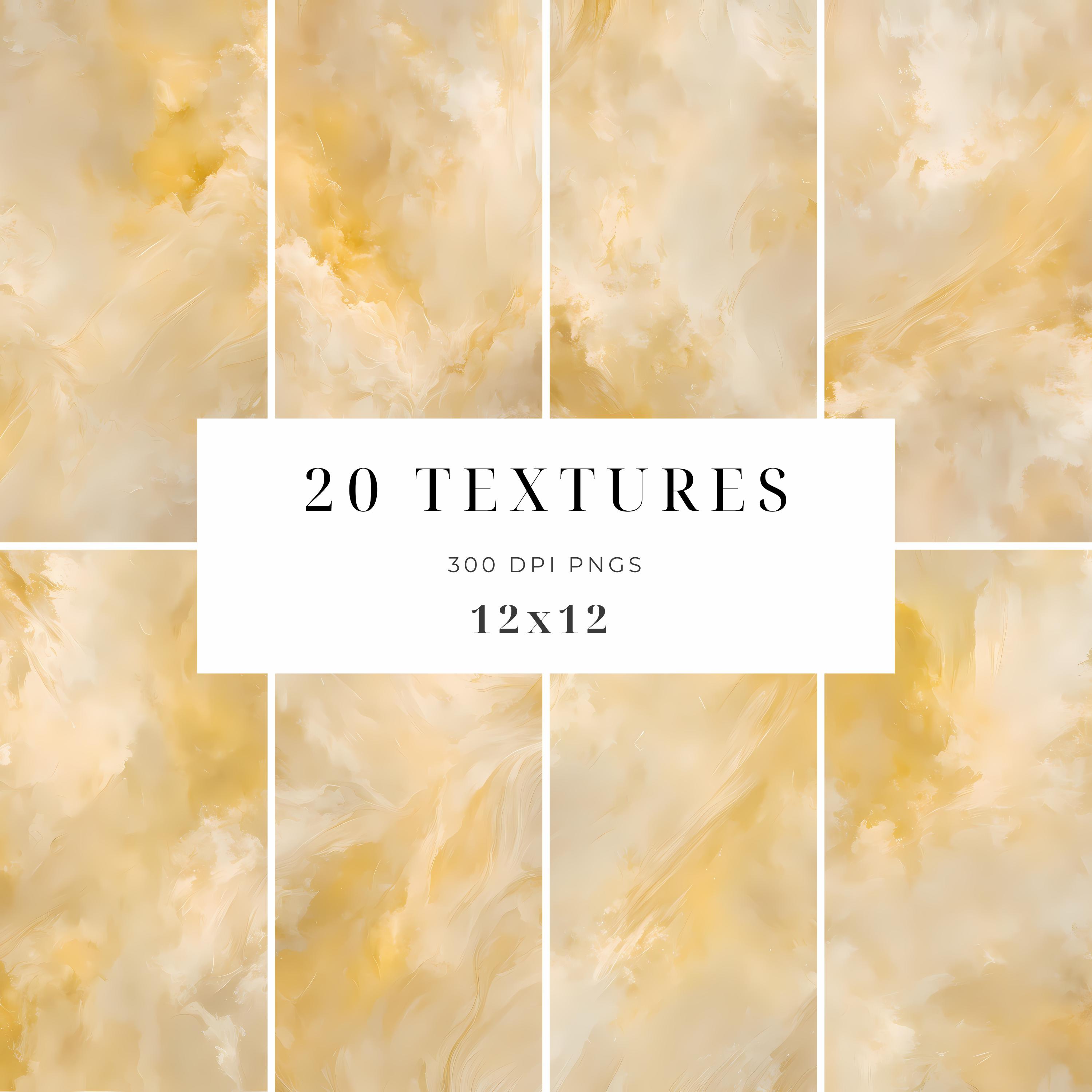 20 Golden Mist Watercolor PNG Backgrounds | Soft Abstract Textures ...