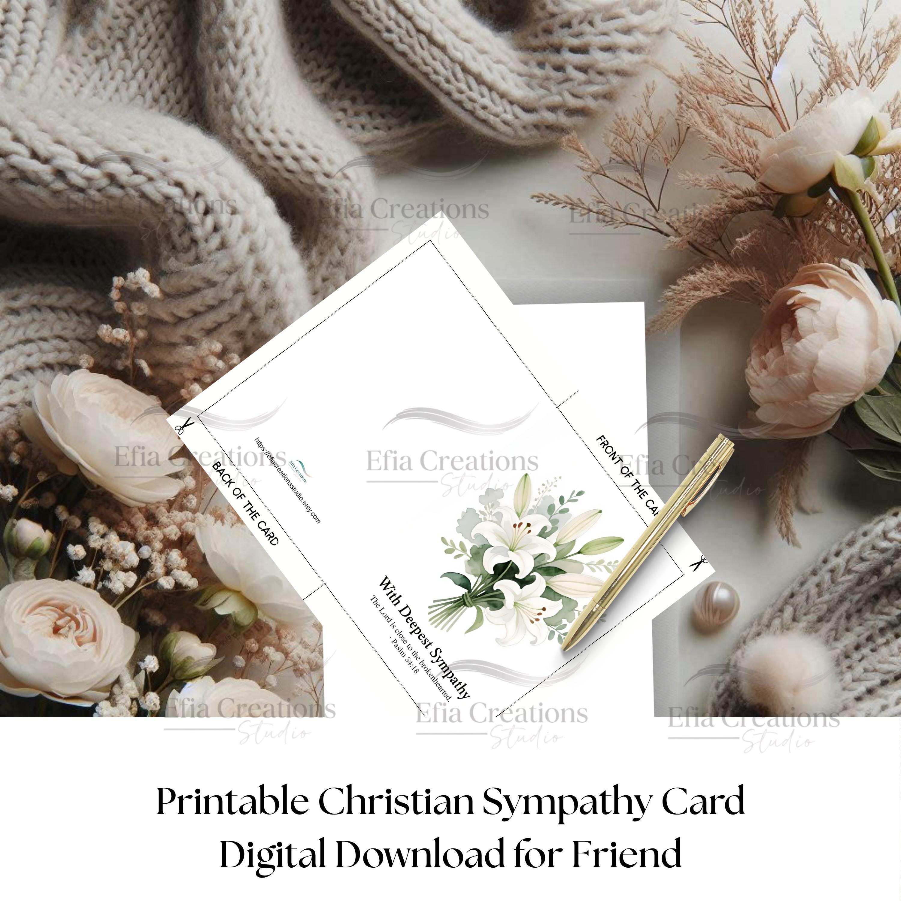 christian-sympathy-card-printable-with-bible-verse-white-lily