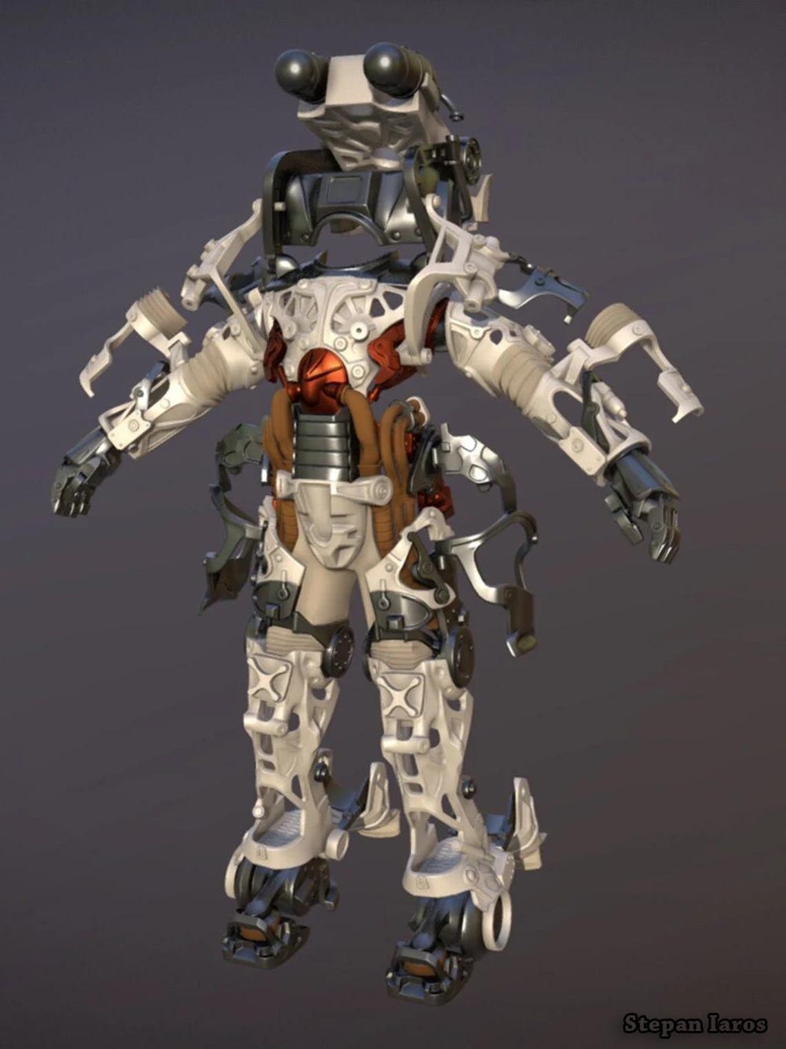 Power Armor Frame – 3D Printable Model (fan Art) - Etsy