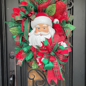 Santa Claus Christmas Wreath
