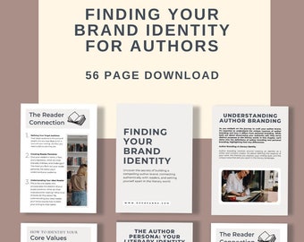 Author Brand Identity Guide: 56-Page Workbook (PDF)