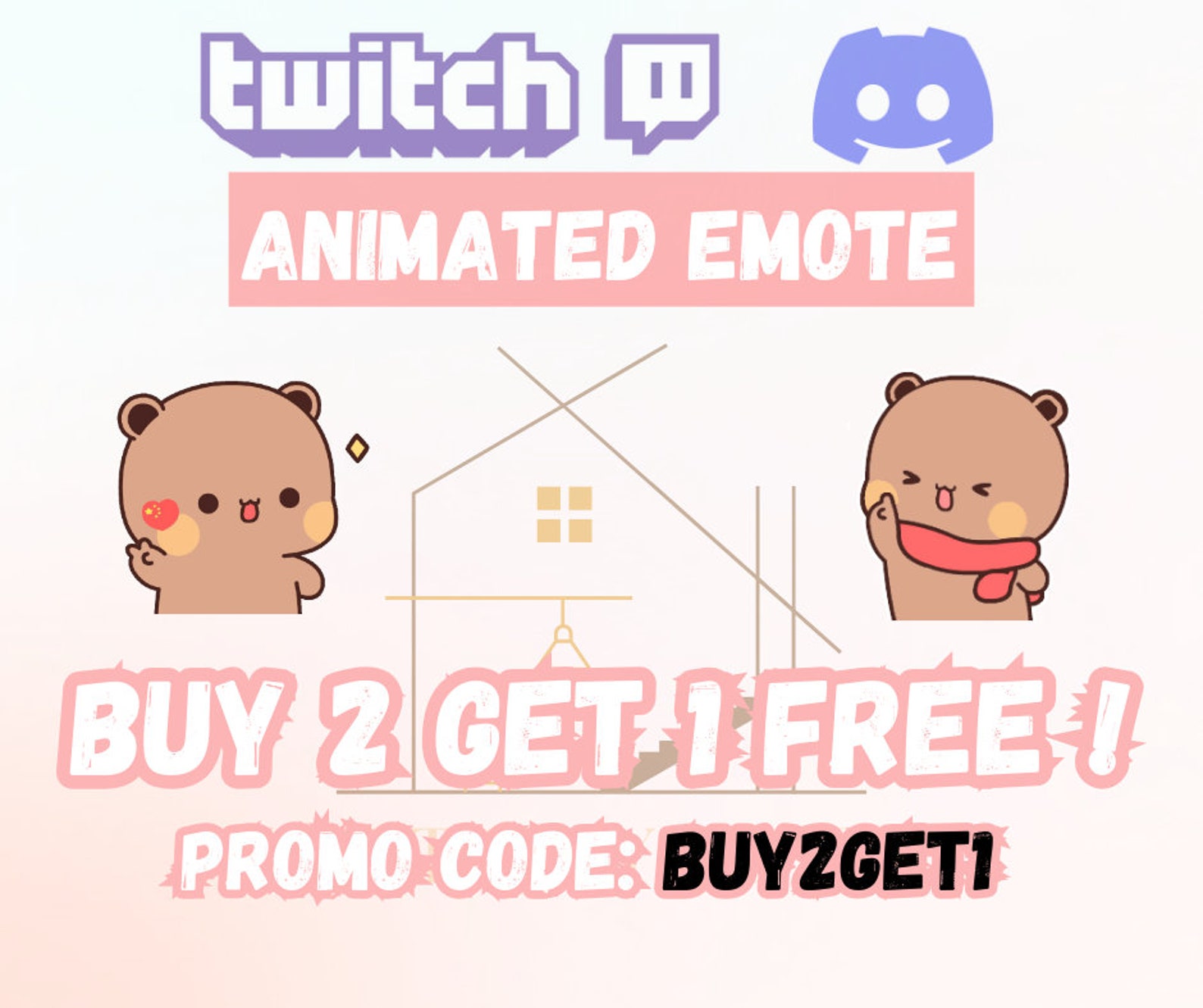 Animated Twitch Emote, Watching Video Emote, Cute Emote, Colourful ...