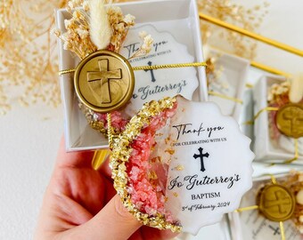 Imán personalizado para bautizo: recuerdo de bautismo, regalo de primera comunión