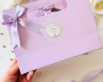 Personalized Baptism Favor Bag: Christening Party Decoration
