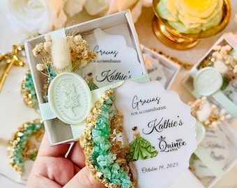 Quinceanera Guest Magnet Favors, Sweet 16 Party Favor, Mis Quince Anos, Sweet 15 Recuerdos