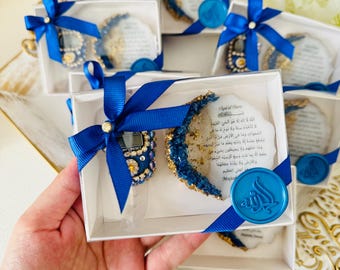 Personalized Ayatul Kursi Magnet & Electronic Tasbeeh: Islamic Baby Shower Favors, Wedding Favor