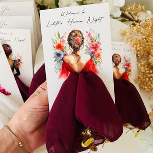 Personalisierte Henna Nacht Favor,Henna Taschentuch,Henna Accessoire,Brautjungfer Geschenk,Personalisierte Kreationen,Halay Taschentuch,Henna Night Geschenk