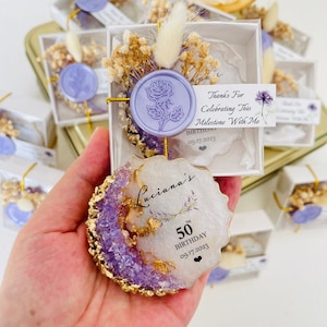 Personalized 50th Birthday Party Magnet Favor, 40th Birthday Gift, Adult Party Favors, 30th, 70th, 40th,80th,90th,100th Birthday Party Favor