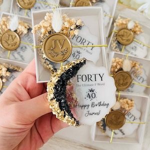 Personalized 40th Birthday Party Magnet Favor, 70th Birthday Gift, Adult Party Favors, 30th, 60th, 40th,80th,90th,50th Birthday Party Favor