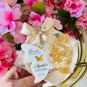 Personalized Quinceañera Favor, Butterfly Magnet Favors, Sweet 16 Birthday Gifts, Quince Magnet, Mis Anos, Mis Quince Magnet Favors