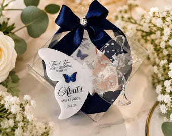 Personalized Butterfly Magnet: Quinceañera / Sweet 16 Favor