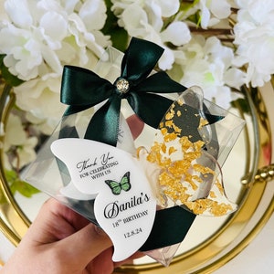 Personalized 18th Birthday Favor, Quinceañera Favor, Butterfly Magnet Favors, Sweet 16 Birthday Gifts, Quince Magnet, Mis Anos Favors