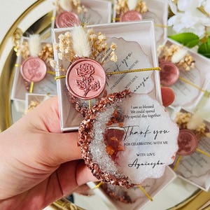 Personalisierte Geburtstagsfeier Bronze Epoxy Magnet Favor, 40. Geburtstag Geschenk, Erwachsene Party Favors, 30.70.50.80.90.100