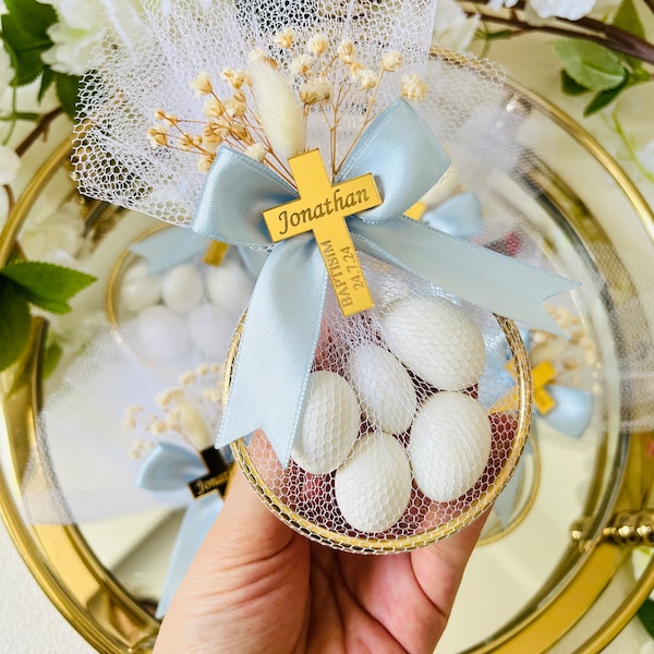 Baptism Favor White Almonds Etsy UK
