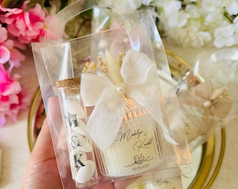 Bubble Candle Favors for Guest,Personalized Wedding Gift,Henna Gift Favors,Baby Shower Gift, Custom Bubble Cube Candle,Baptism Candle Favors