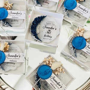 Personalized Adult Birthday Party Silver Epoxy Magnet Favor,40th Birthday Gift, Adult Party Favors, 30th,70th, 50th,80th,90th,100th Favors
