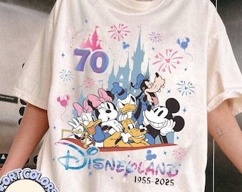 Comfort Colors® Disneyland California T Shirt, Disneyland Est. 1955 Shirt, Disneyworld Shirt, Disney Shirt, Mickey And Friends Shirt